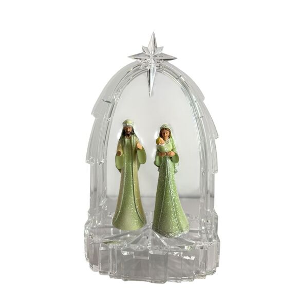 Hawthorne Village HEAVENLY BLESSINGS Christmas Nativity MARY JOSEPH HOLY FAMILY - Picture 1 of 5